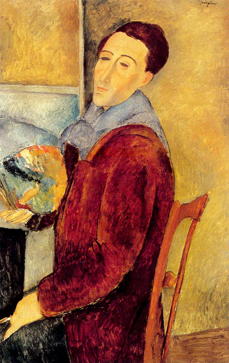 Photo:  Amedeo Modigliani,Self